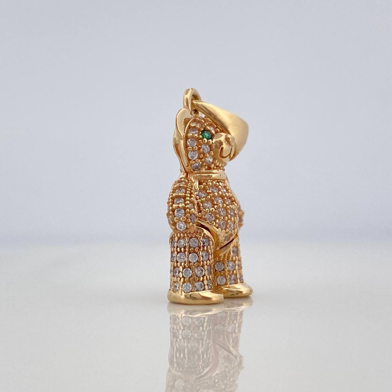 Articulated Bear Pendant 4.7 g / 1 1/4 in 18K Yellow Gold