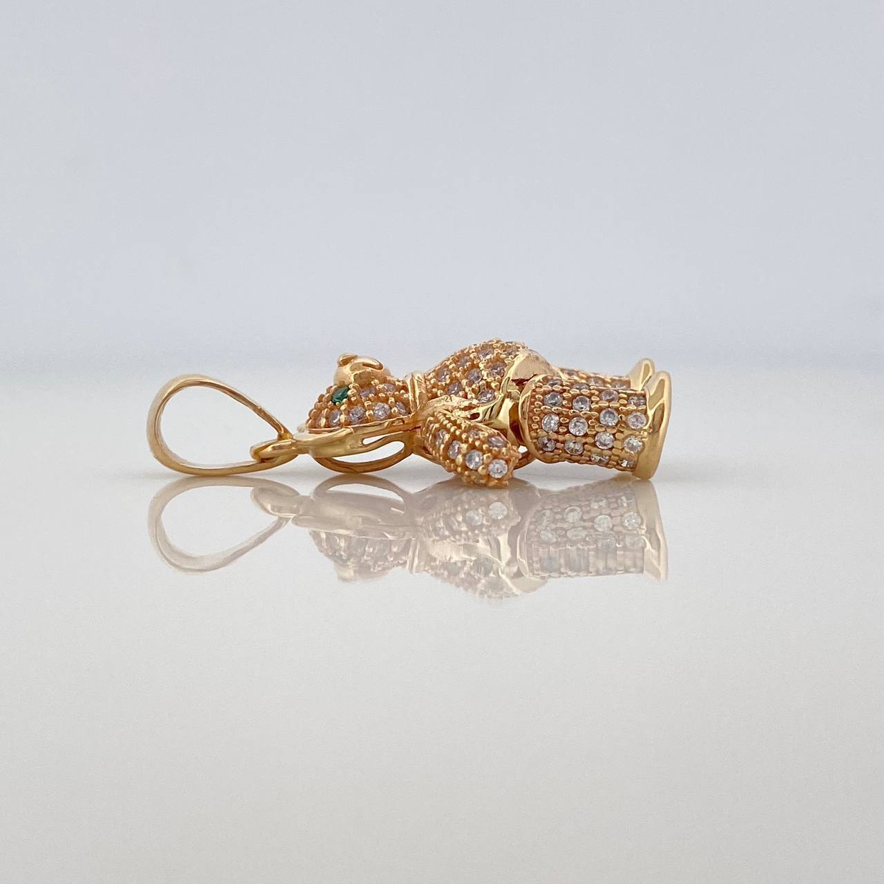 Articulated Bear Pendant 4.7 g / 1 1/4 in 18K Yellow Gold