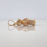 Articulated Bear Pendant 4.7 g / 1 1/4 in 18K Yellow Gold