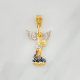Dije San Miguel Arcangel 4.2g / 1 1/4 in Tres Oros 18K