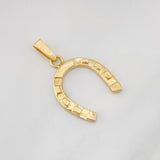 Dije Herradura 2.05g / 1 1/4 in Oro Amarillo 18K