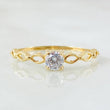 Anillo Solitario Lineas Intercaladas 1.05gr / T6 1/4 / Oro Amarillo 18K ©