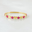 Anillo Corazones Intercalados 1.15gr / T6 3/4 / Oro Amarillo 18K