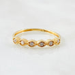 Anillo Linea de Ojos 1.2gr / T6 1/2 / Oro Amarillo 18K