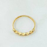 Anillo Linea de Ojos 1.2gr / T6 1/2 / Oro Amarillo 18K