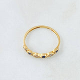 Anillo Linea de Ojos 1.05gr / T5 3/4 / Oro Amarillo 18K