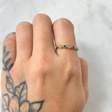 Anillo Linea de Ojos 1.05gr / T5 3/4 / Oro Amarillo 18K