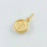 Dije Letra T 0.6gr / 3/4 in / Oro Amarillo 18K