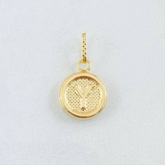 Dije Letra Y 0.55gr / 3/4 in / Oro Amarillo 18K *