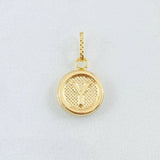 Dije Letra Y 0.55gr / 3/4 in / Oro Amarillo 18K