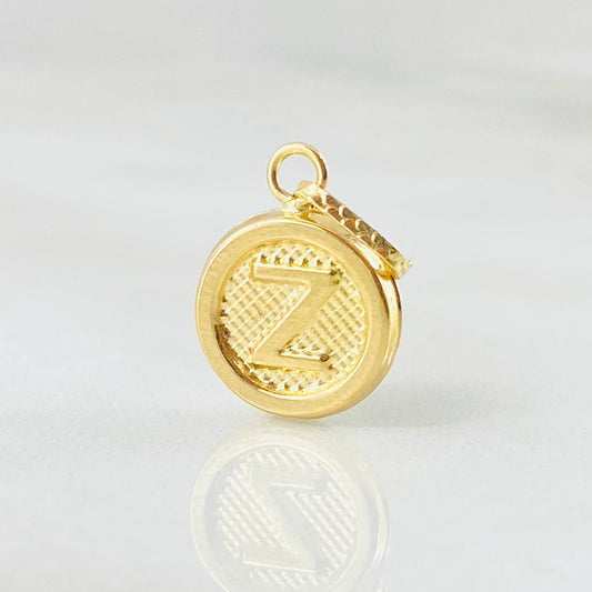Dije Letra Z 0.55gr / 3/4 in / Oro Amarillo 18K