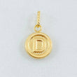 Dije Letra D 0.55gr / 3/4 in / Oro Amarillo 18K