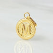 Dije Letra M 0.6gr / 3/4 in / Oro Amarillo 18K