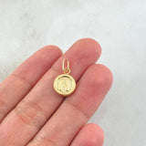 Dije Letra N 0.6gr / 3/4 in / Oro Amarillo 18K