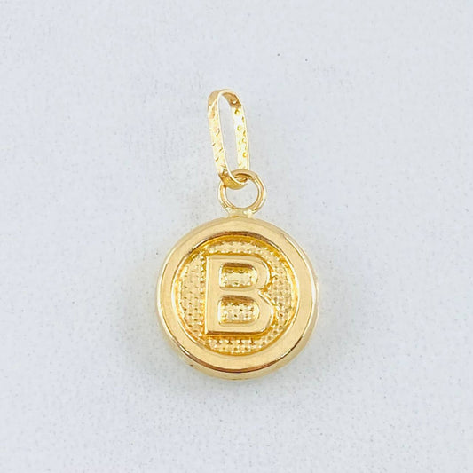 Dije Letra B 0.55gr / 3/4 in / Oro Amarillo 18K *