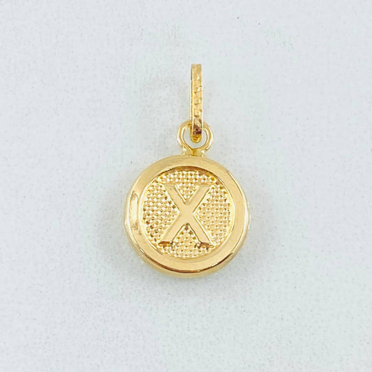 Dije Letra X 0.6gr / 3/4 in / Oro Amarillo 18K