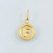 Dije Letra F 0.6gr / 3/4 in / Oro Amarillo 18K
