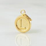 Pendant Letter L 0.55gr / 3/4 in / 18K Gold ©