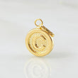 Pendant Letter C 0.6gr / 0.8in / 18K Gold ©