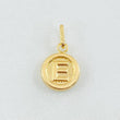 Dije Letra E 0.6gr / 3/4 in / Oro Amarillo 18K