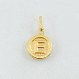 Dije Letra E 0.6gr / 3/4 in / Oro Amarillo 18K