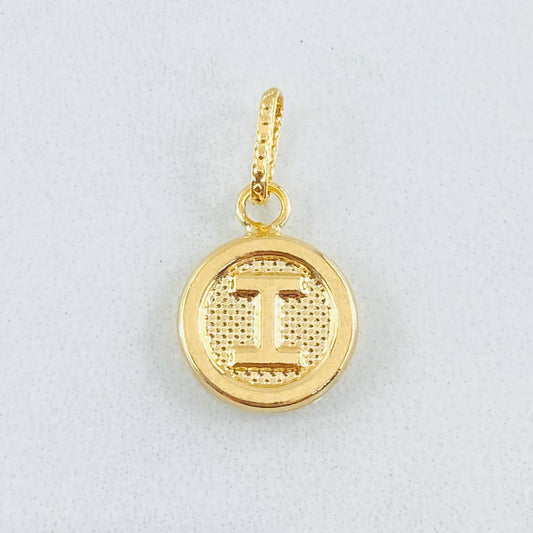 Dije Letra I 0.5gr / 3/4 in / Oro Amarillo 18K ©