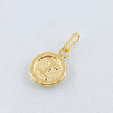 Dije Letra I 0.5gr / 3/4 in / Oro Amarillo 18K