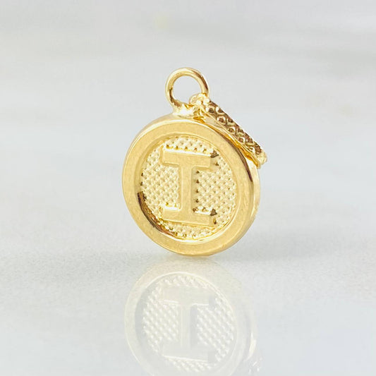Dije Letra I 0.5gr / 3/4 in / Oro Amarillo 18K