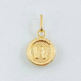 Dije Letra W 0.6gr / 3/4 in / Oro Amarillo 18K