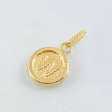 Dije Letra W 0.6gr / 3/4 in / Oro Amarillo 18K