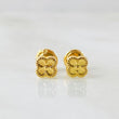 Topos Flor Trebol 0.65gr / Oro Amarillo 18K