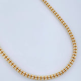 Cadena Ice 28.8gr / 23 3/4 in / Dos Oros Amarillo Blanco +4 18K +