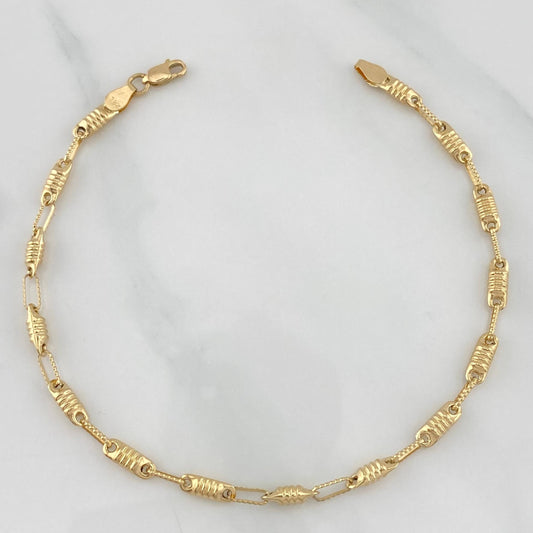Pulso Rustica Tornillo 3.75 g / 8 1/4 in / 1.2 mm Oro Amarillo 18K