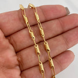 Bracelet Rustica Tornillo 3.75 g / 8 1/4 in / 1.2 mm Yellow Gold 18K
