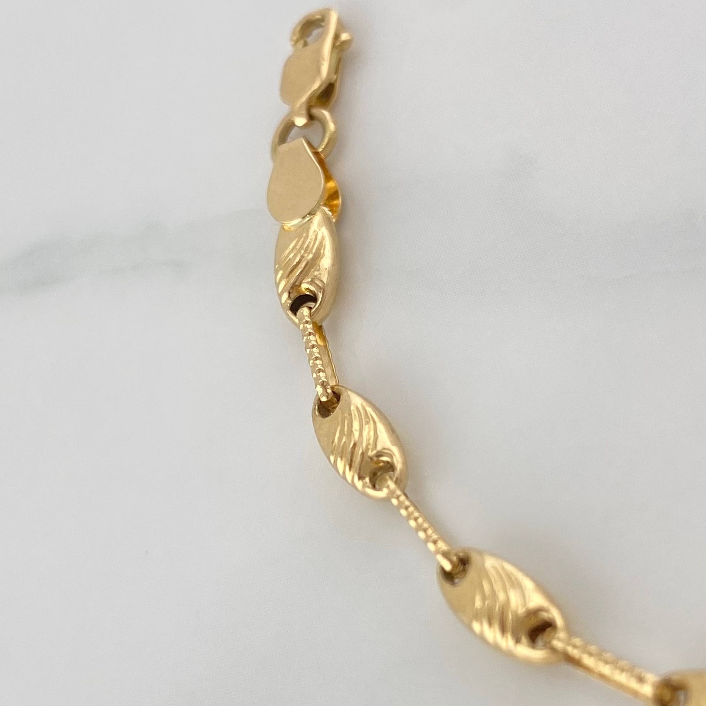 Pulso Rustico Paris 3.9 g / 8 1/4 in / 1.2 mm Oro Amarillo 18K