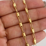 Pulso Rustico Paris 3.9 g / 8 1/4 in / 1.2 mm Oro Amarillo 18K