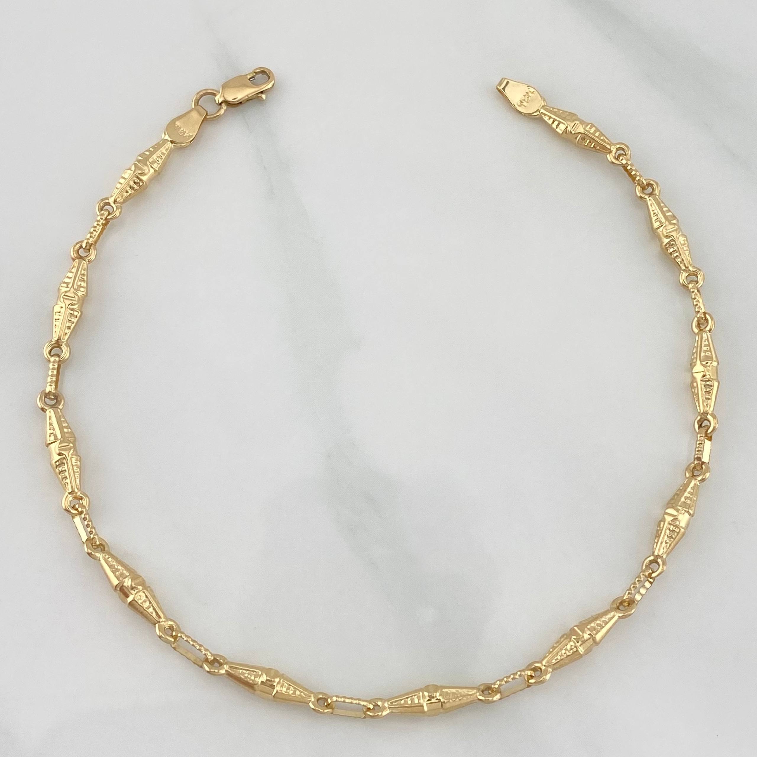 Bracelet Rustica Dubai 4.1 g / 8 3/4 in / 1.15 mm Yellow Gold 18K