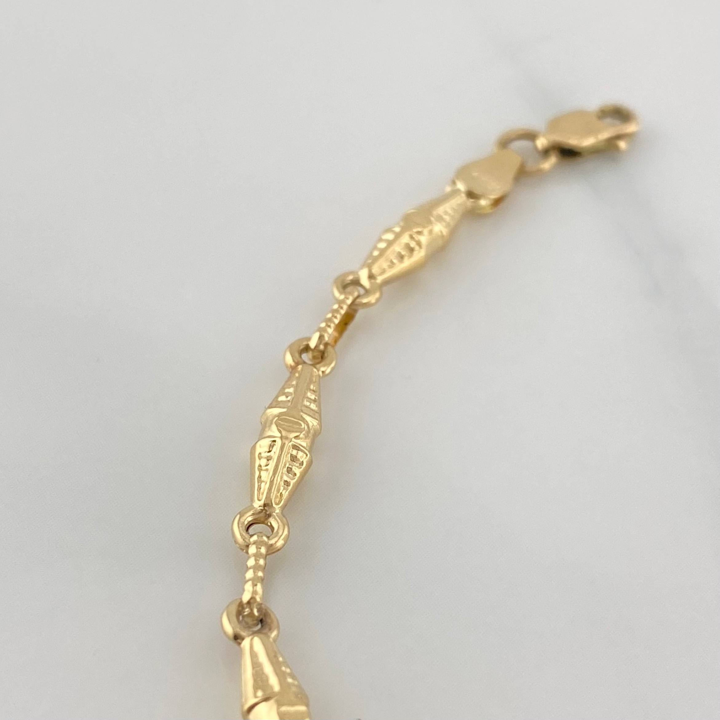 Bracelet Rustica Dubai 4.1 g / 8 3/4 in / 1.15 mm Yellow Gold 18K