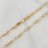 Cadena Rustica Reloj De Arena 9.9 g / 28 in / 2.1 mm Oro Amarillo 18K