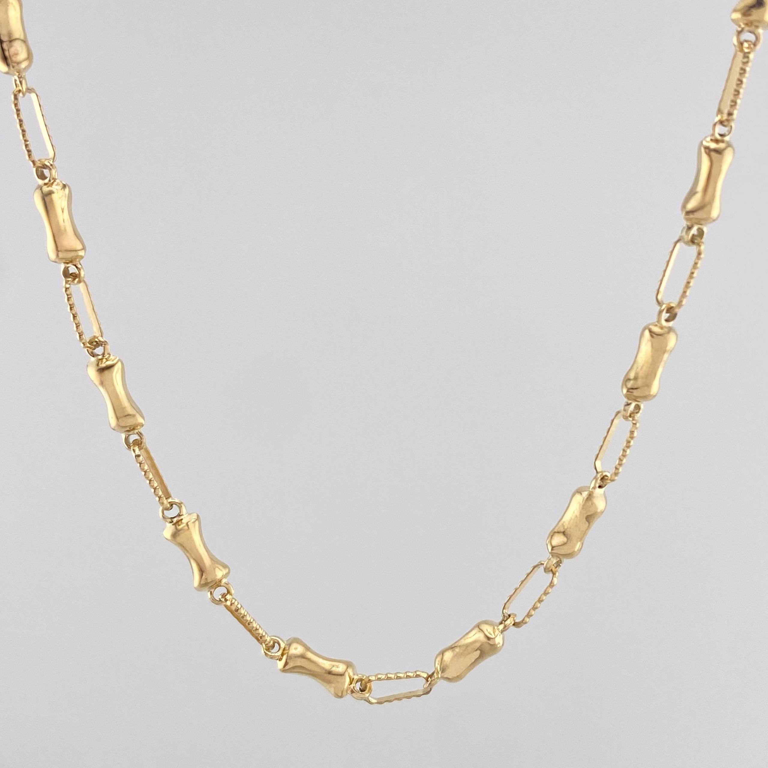 Cadena Rustica Reloj De Arena 9.9 g / 28 in / 2.1 mm Oro Amarillo 18K