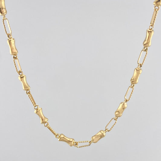 Cadena Rustica Reloj De Arena 9.9 g / 28 in / 2.1 mm Oro Amarillo 18K