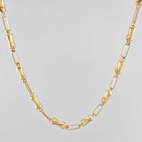 Cadena Rustica Reloj De Arena 8.7 g / 24 1/2 in / 2 mm Oro Amarillo 18K