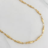 Cadena Rustica Dubai 10.5 g / 24 1/4 in / 1.1 mm Oro Amarillo 18K