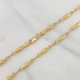 Cadena Rustica Dubai 10.5 g / 24 1/4 in / 1.1 mm Oro Amarillo 18K