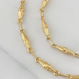 Cadena Rustica Dubai 10.5 g / 24 1/4 in / 1.1 mm Oro Amarillo 18K