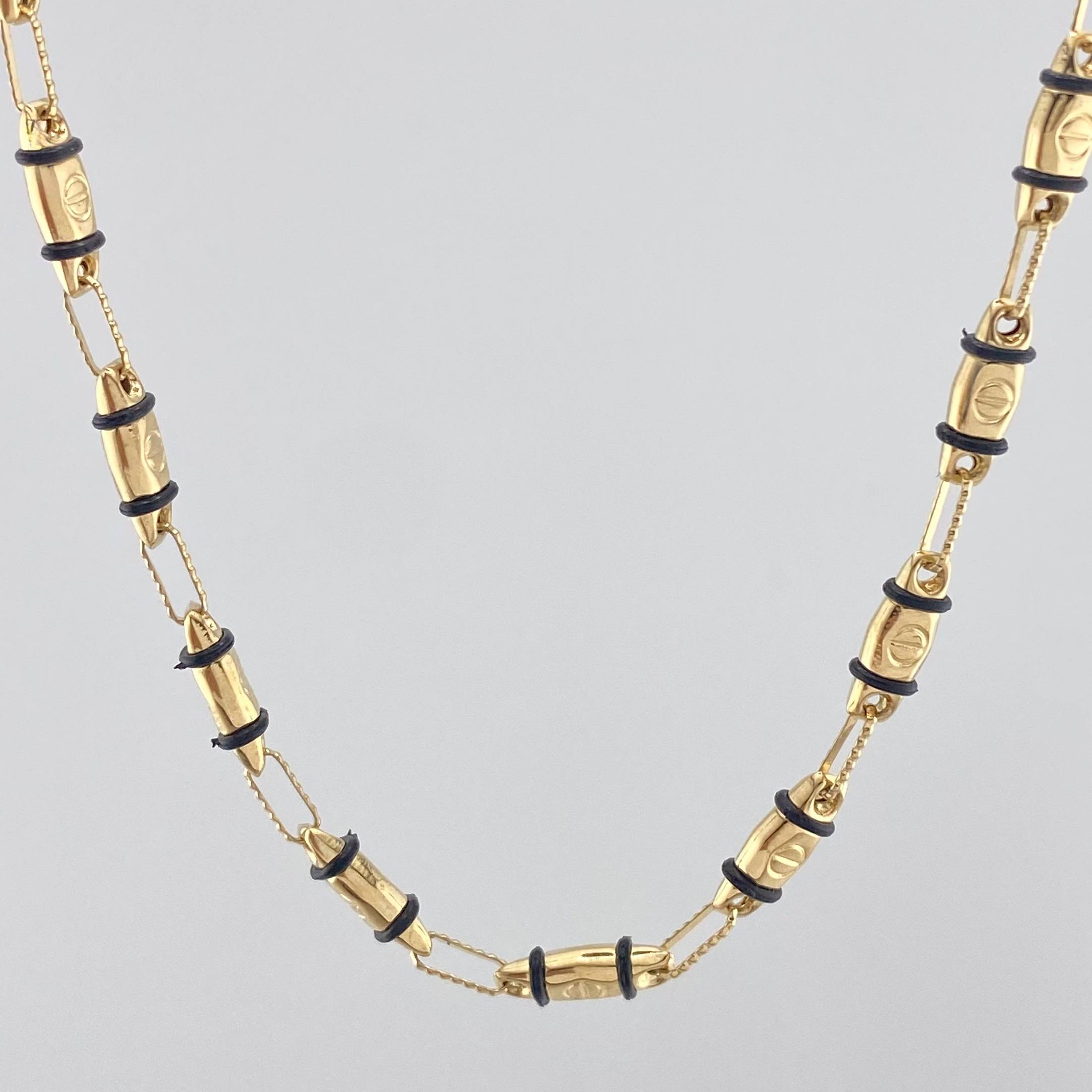 Cadena Rustica Tornillo 12.25 g / 23 3/4 in / 1.8 mm Oro Amarillo 18K