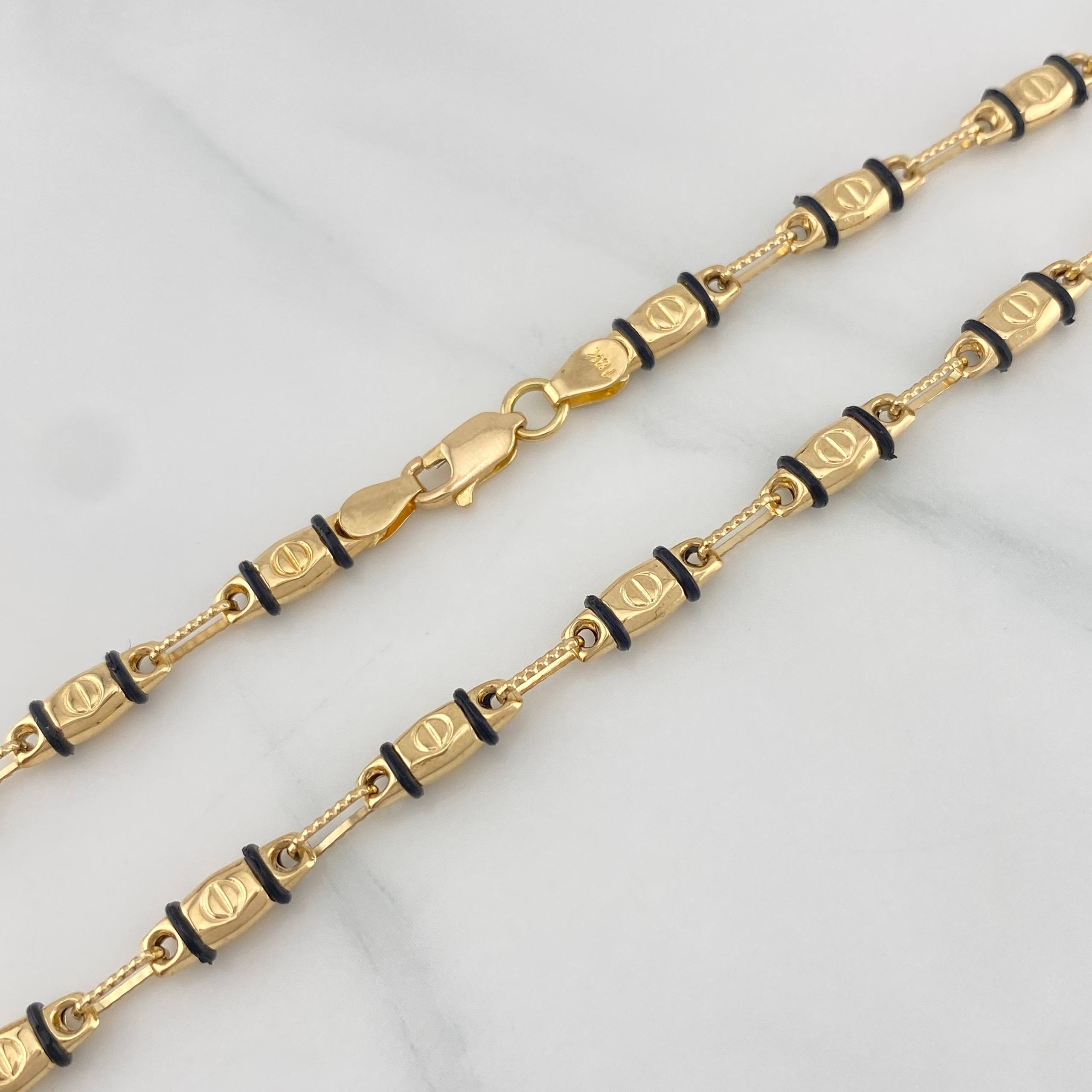 Cadena Rustica Tornillo 12.25 g / 23 3/4 in / 1.8 mm Oro Amarillo 18K