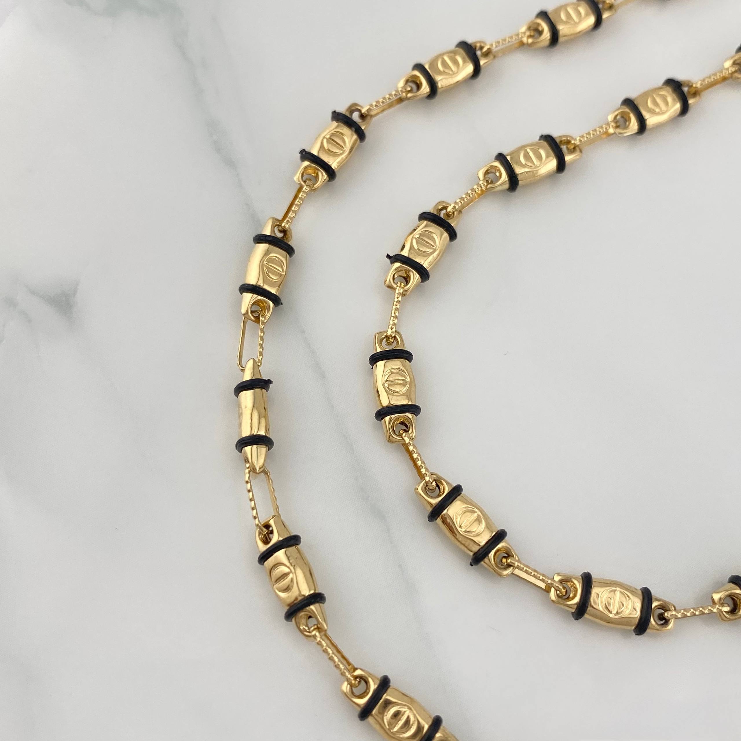 Cadena Rustica Tornillo 12.25 g / 23 3/4 in / 1.8 mm Oro Amarillo 18K