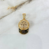 Pendant NY Cap 8.65gr / 4.2cm / White Zirconia Two Yellow White Gold ©