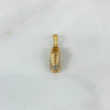 Dije Tennis 2.3gr / 2.3cm / Circones Azules Oro Amarillo ©